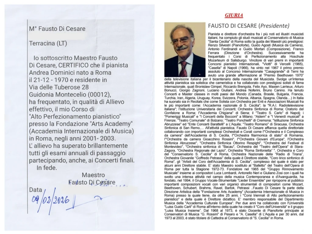 andrea faustodicesare fondazione artsacademy roma